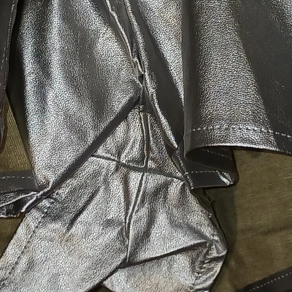 SHUG La La Silver Ruffled Skirt/Skort Women's S M L NWT